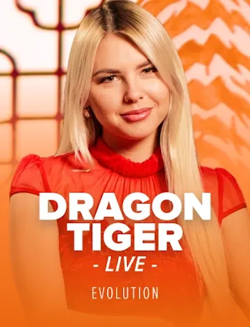 Live tafel Dragon Tiger van Evolution bij Casino Lizaro